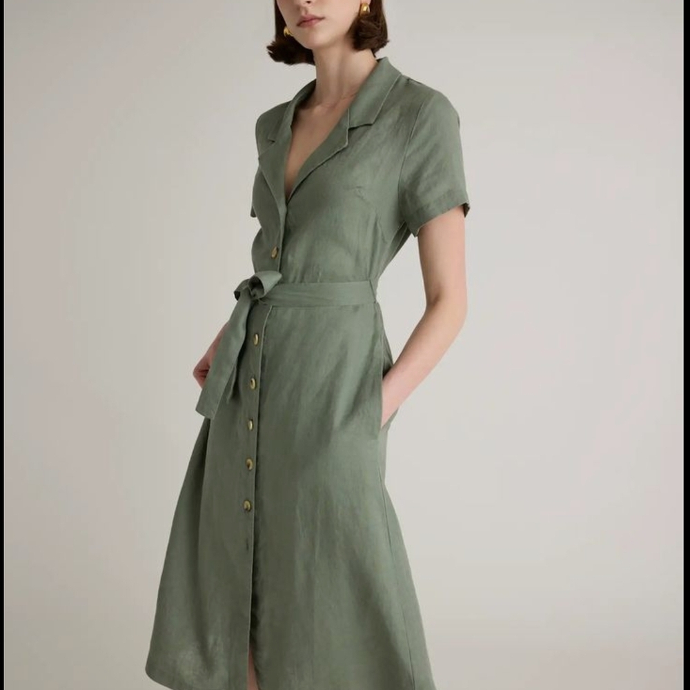 Quince European Linen Dress